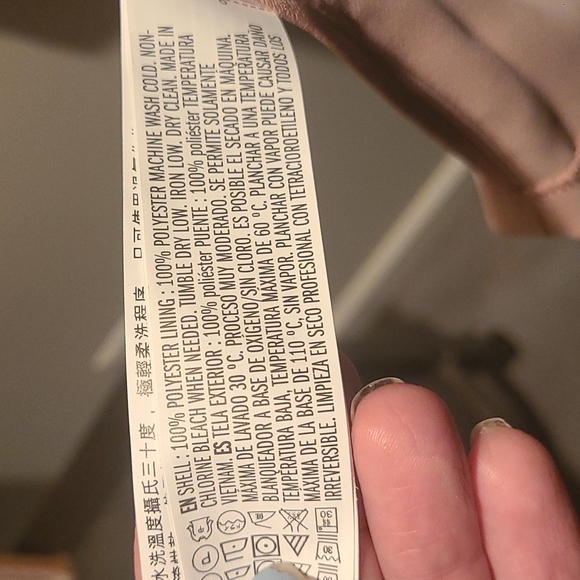 Rose colored causal jacket - Picture 5 of 5